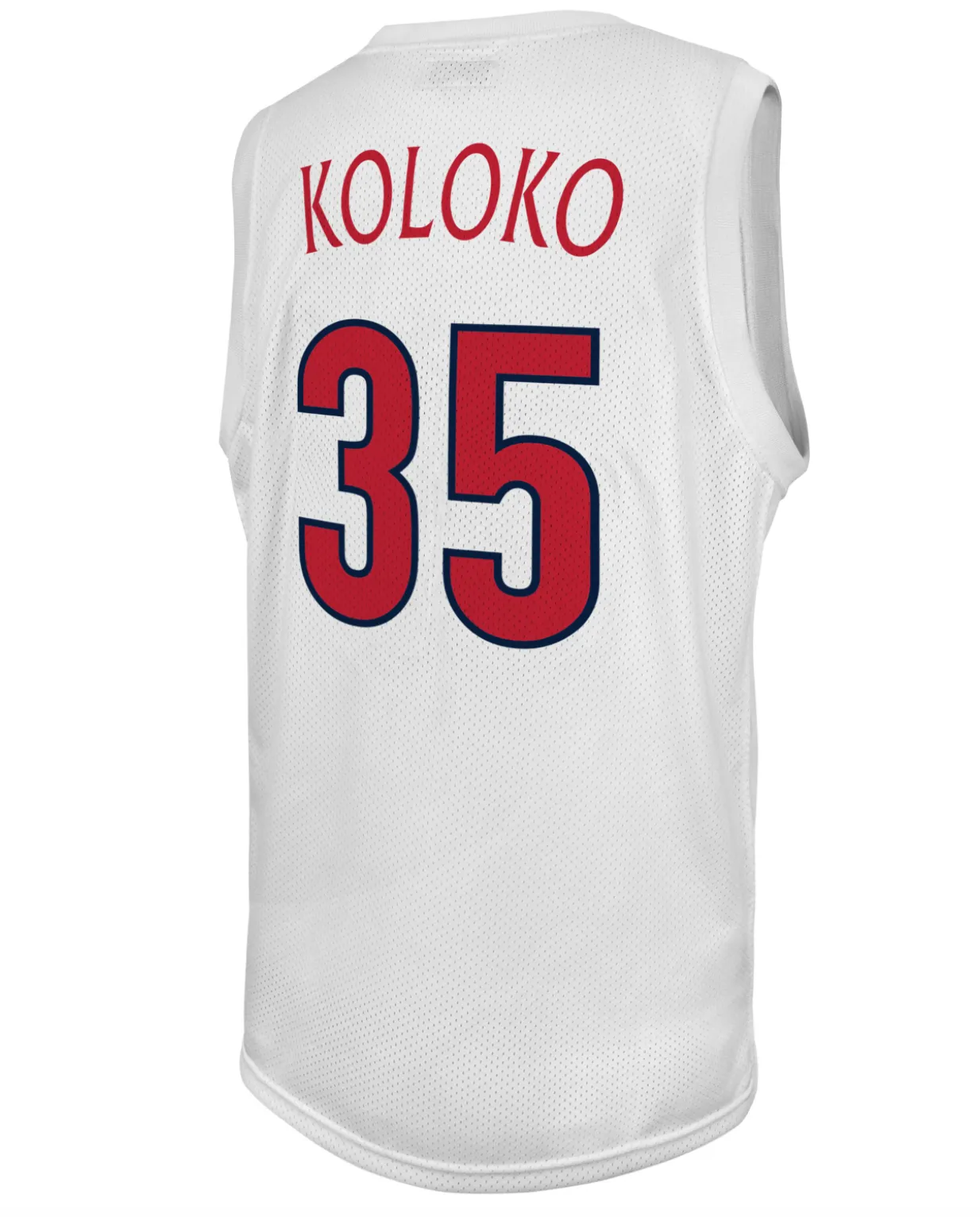 Arizona Wildcats Christian Koloko Screen Print Jersey