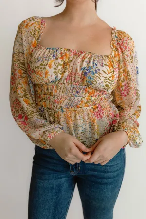 Camellia Smocked Top