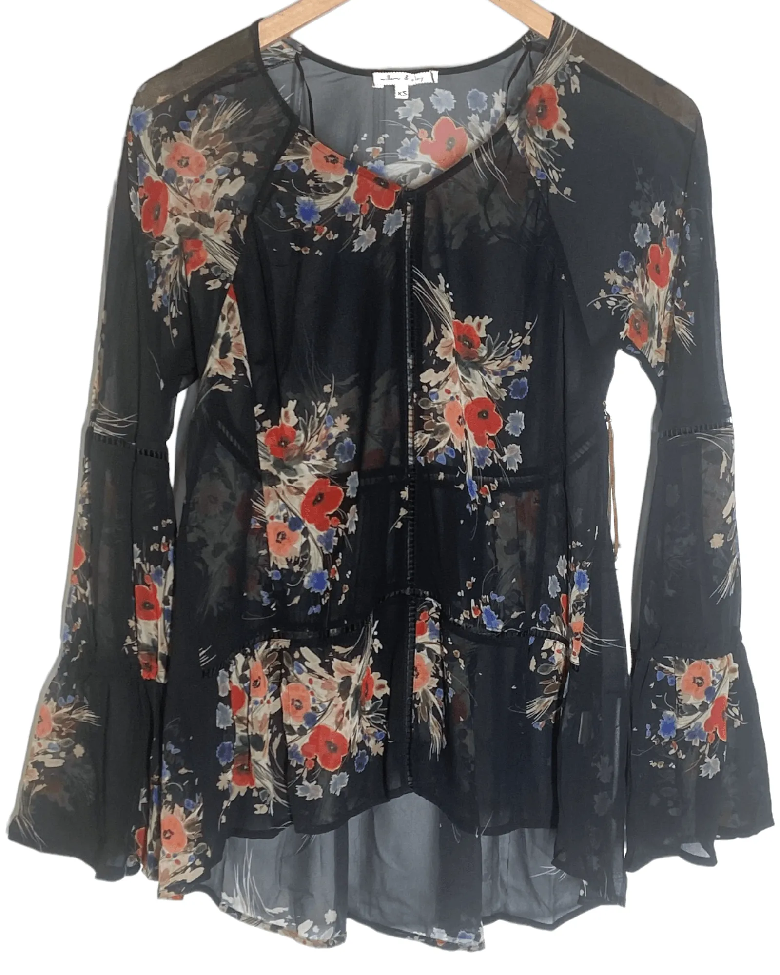Dark Autumn Floral Print Tunic