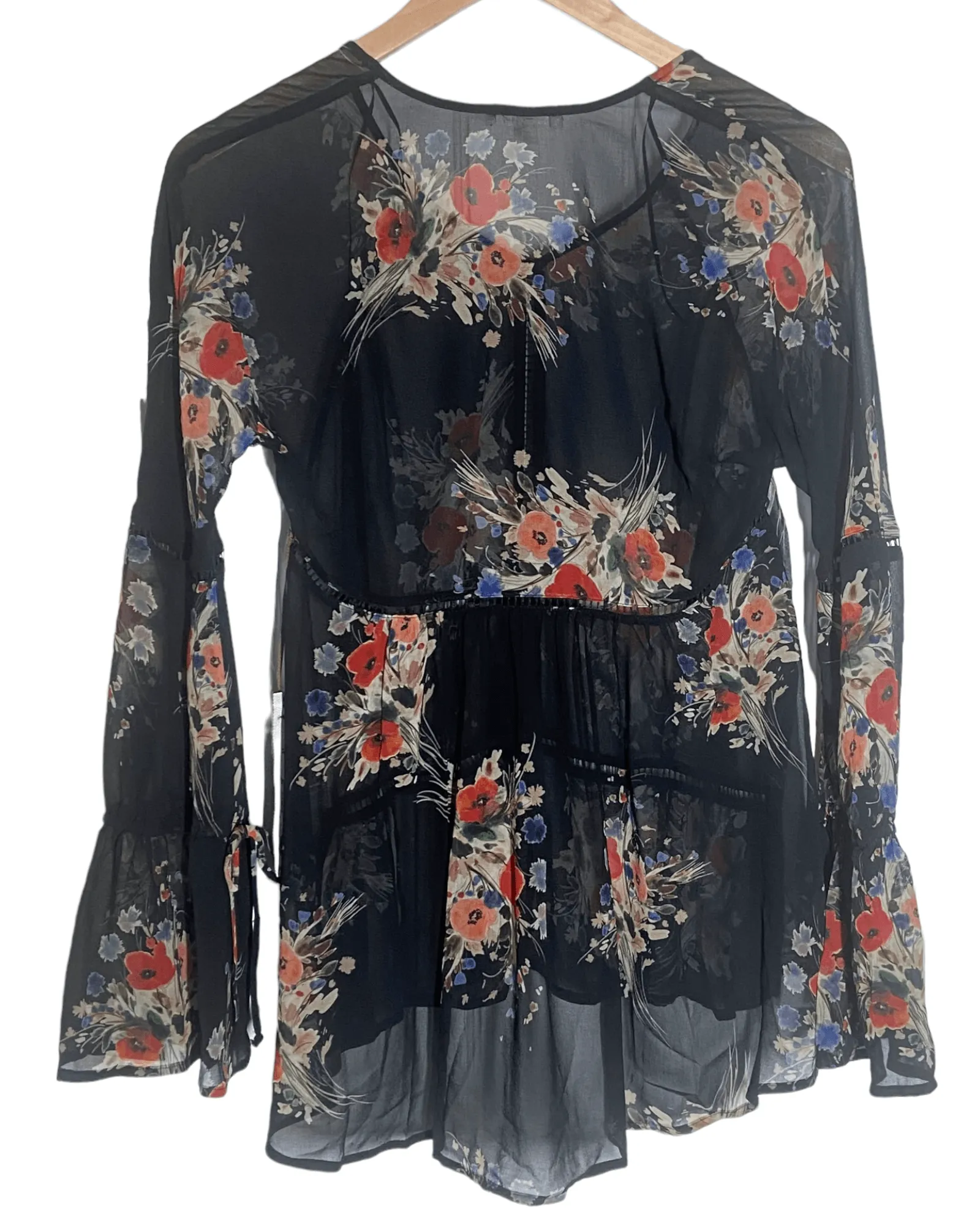 Dark Autumn Floral Print Tunic