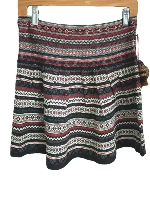 Dark Winter Fair Isle Sweater Skirt