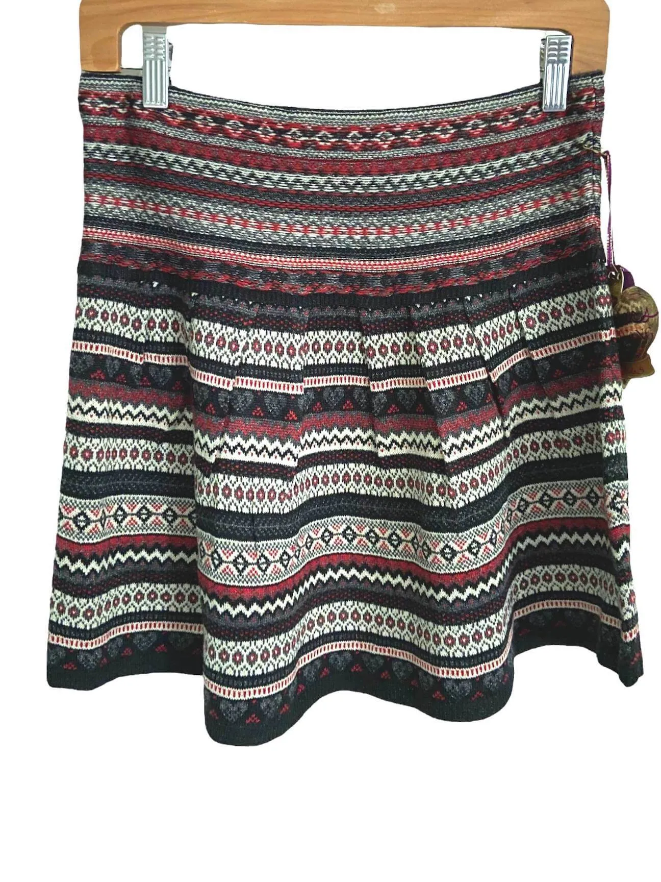 Dark Winter Fair Isle Sweater Skirt