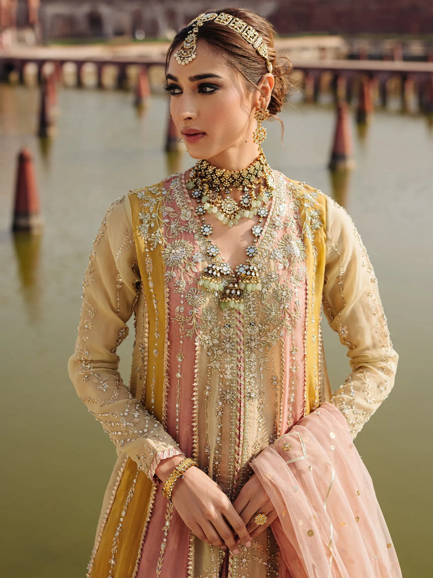 Dream Crushed Kalidar Lehenga Set