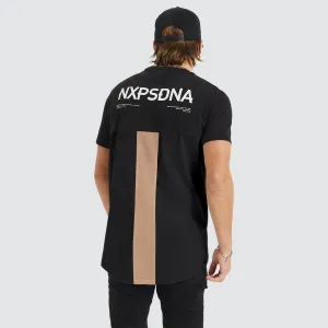 Echelon Cape Back T-Shirt Jet Black