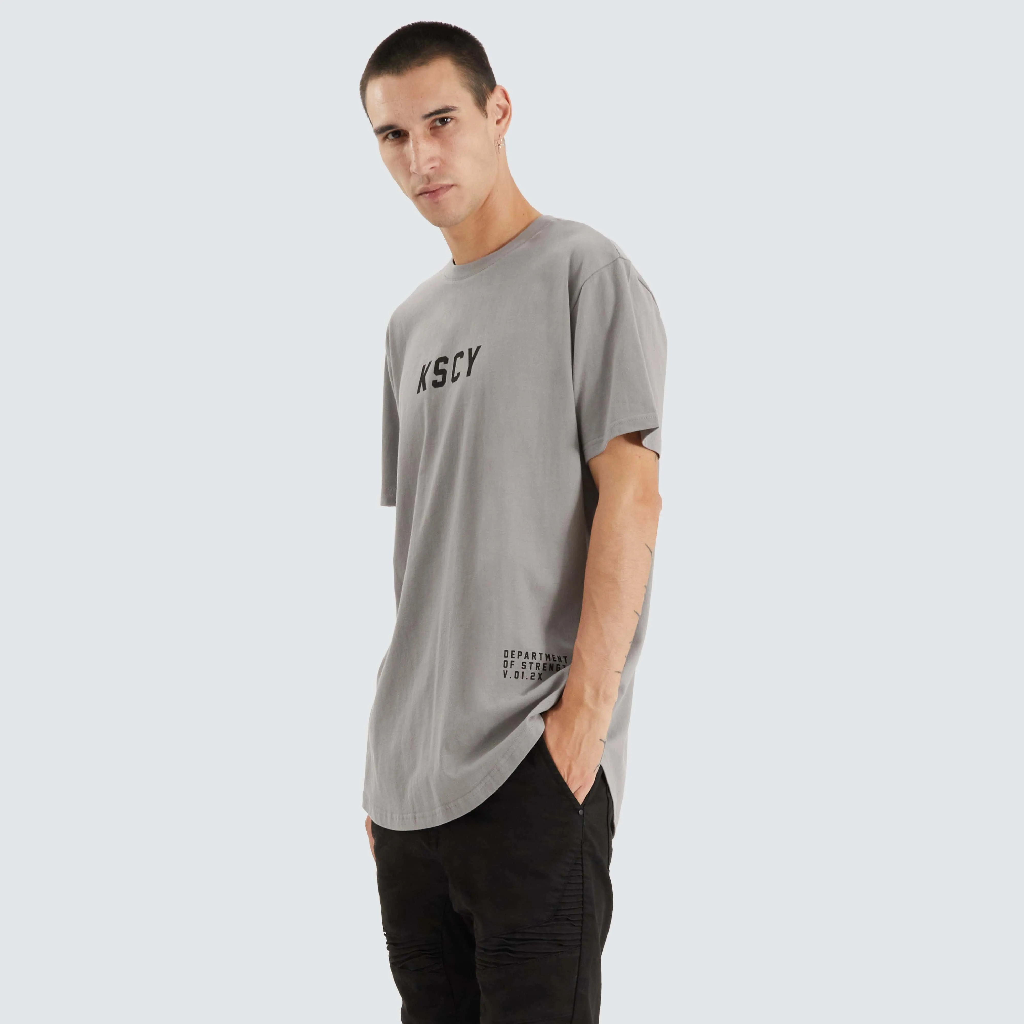 Fairplay Dual Curved Tee Frost Grey