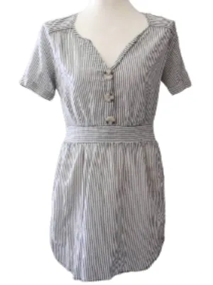 Light Summer Gray Stripe Dress