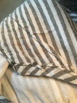 Light Summer Gray Stripe Dress