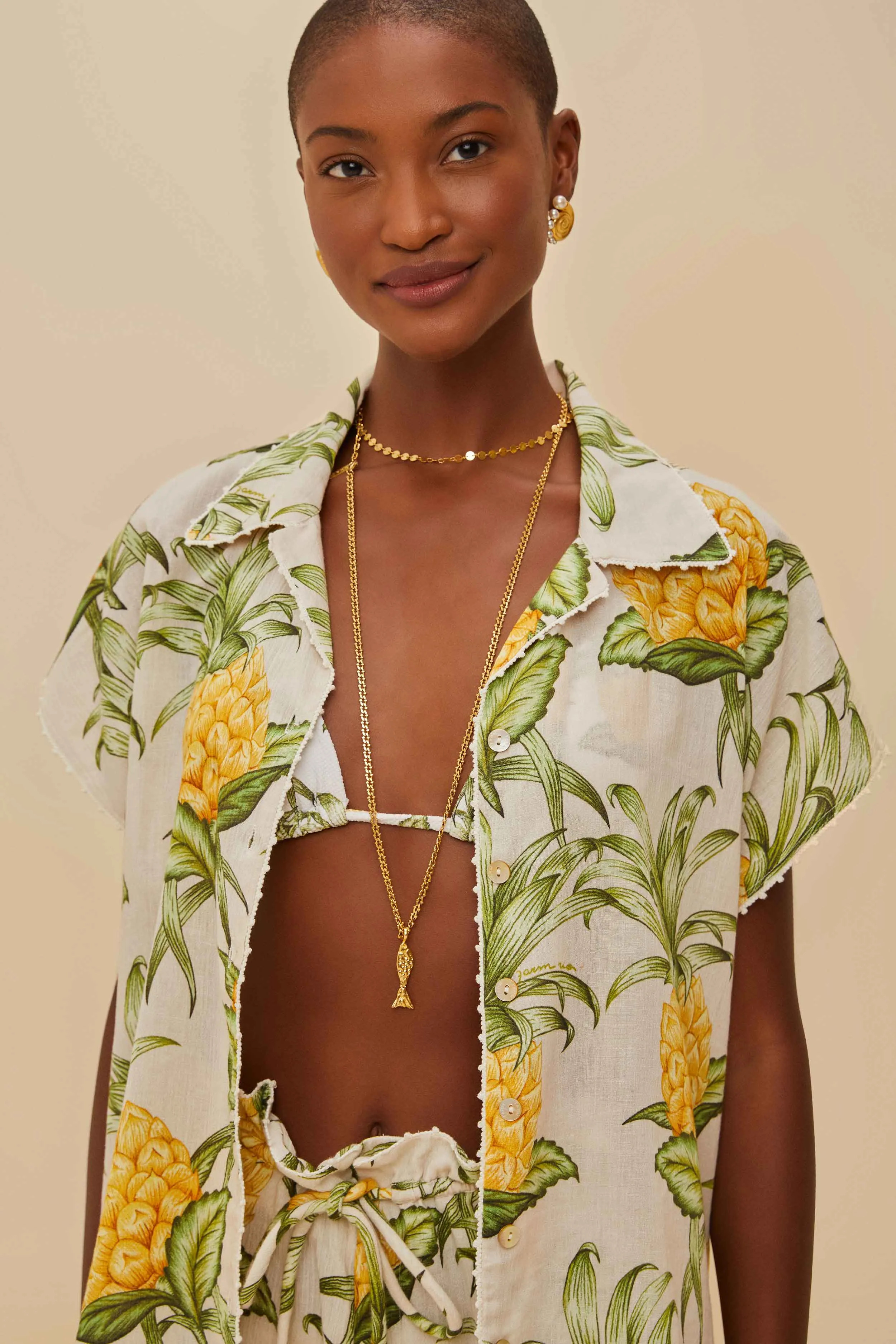 Off-White Delicate Pineapple Shirt