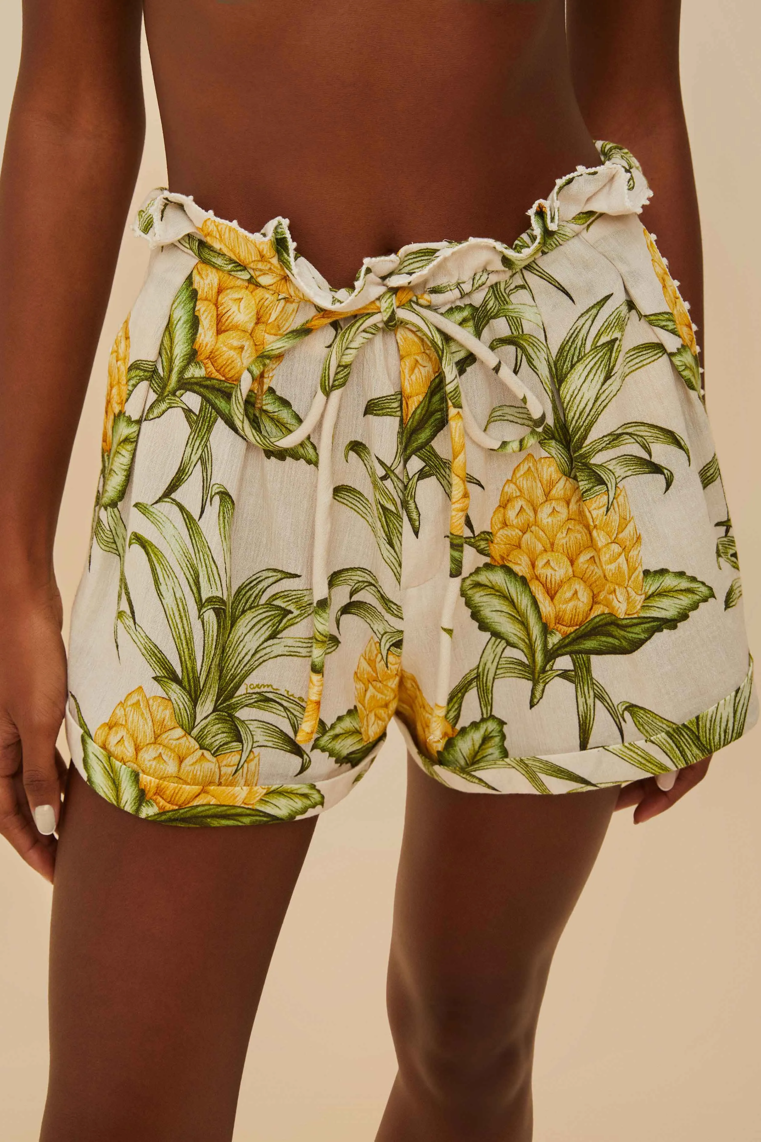 Off-White Delicate Pineapple Short