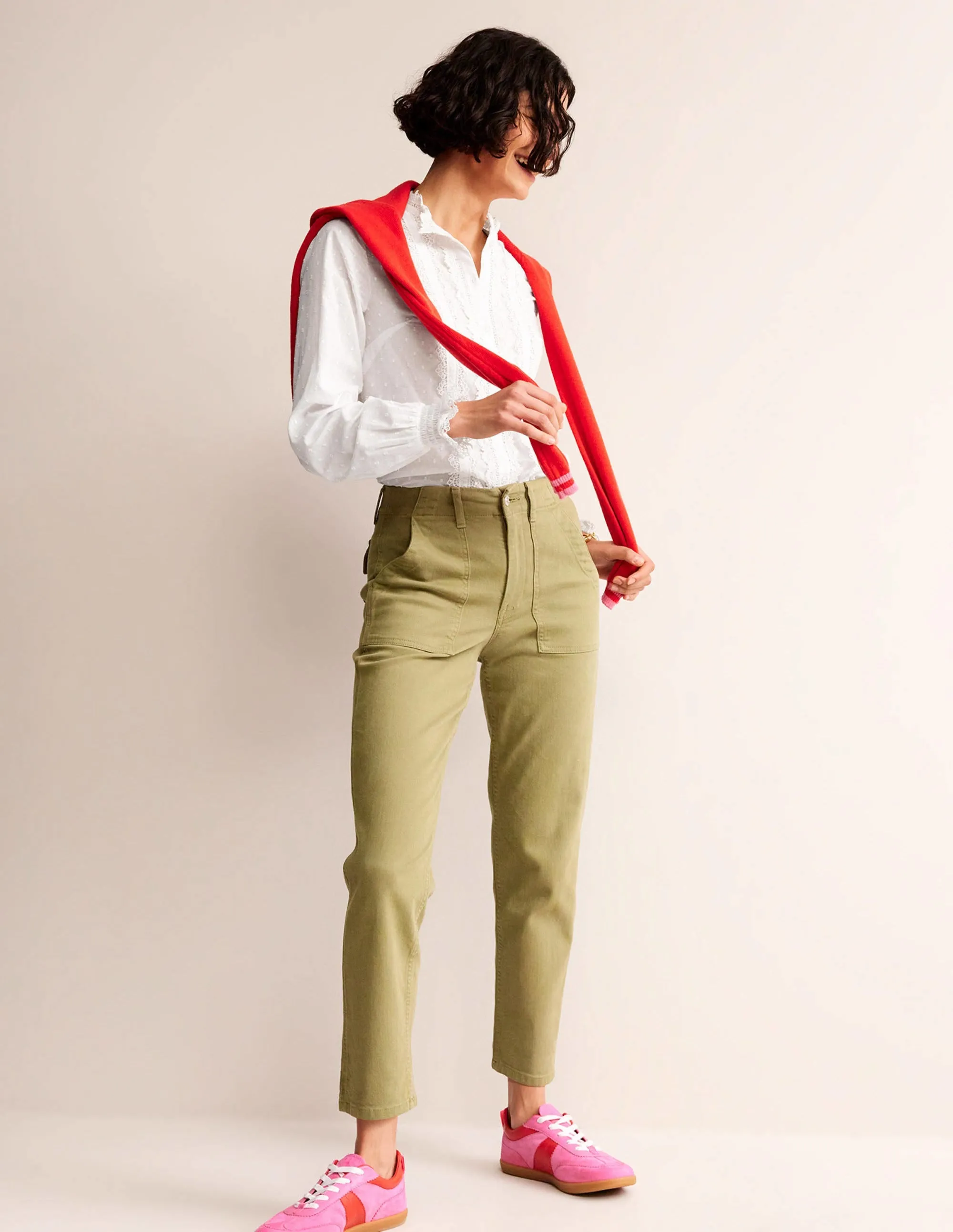 Romantic Textured Top-White