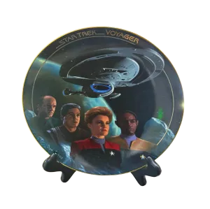 The Hamilton Collection Commemorative Star Trek Plate "The Voyage Begins"