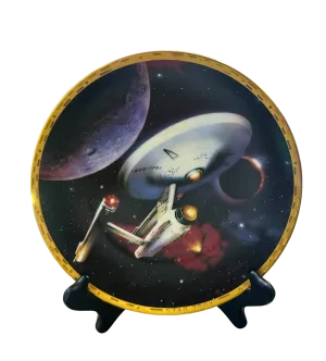 The Hamilton Collection Commemorative Star Trek Plate "USS Enterprise"