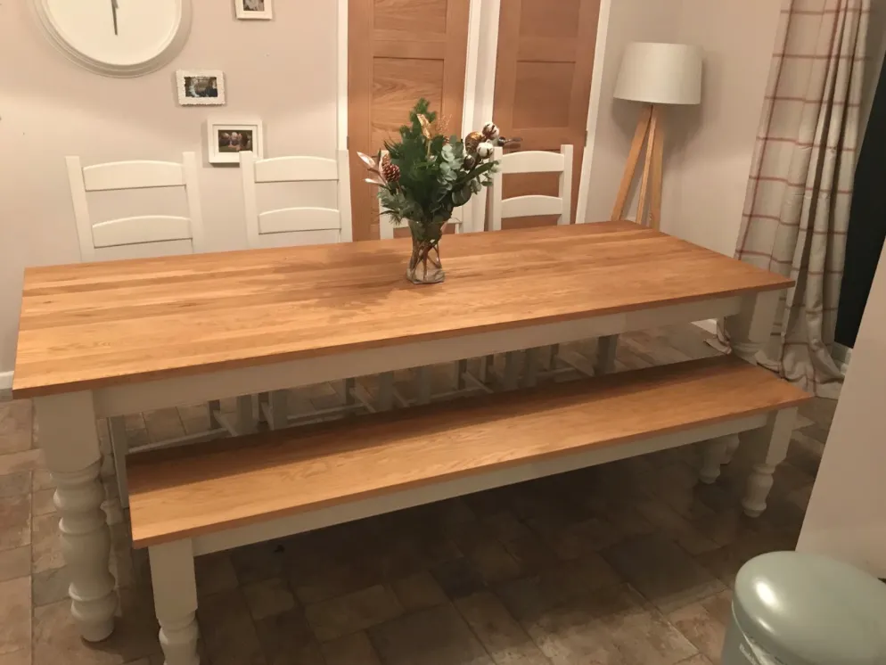 Traditional Dining Set with Bench