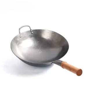 Traditional Iron Wok Pan