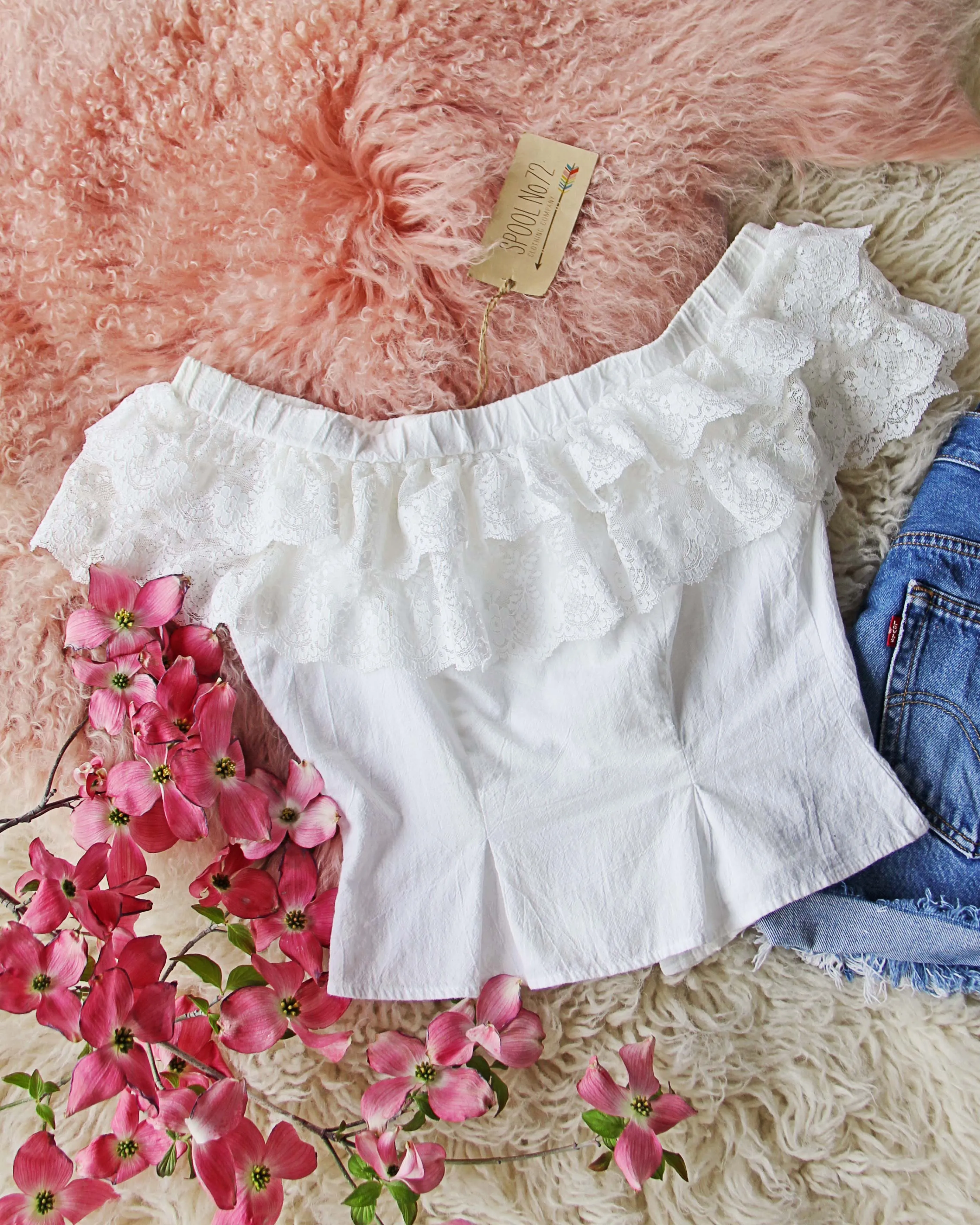Vintage Lace Romantic Top